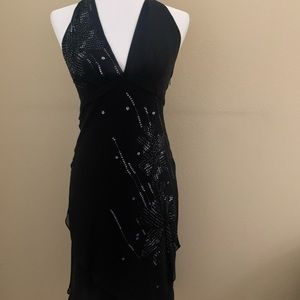 BCBG Sequin Halter Dress Size 6